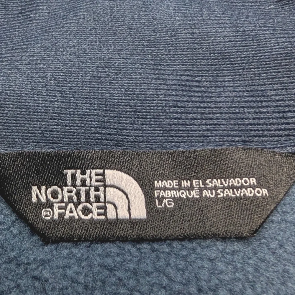 The North Face Pullover‎ Men Large Blue Quarter Zip Onebrief Logo